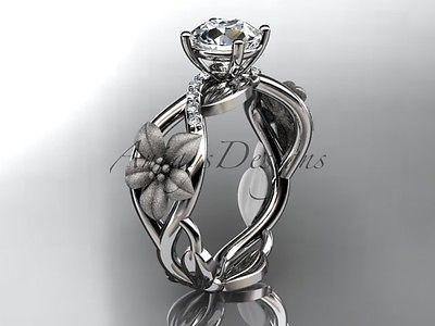 Unique platinum diamond  wedding ring, engagement ring ADLR270P - Vinsiena Designs